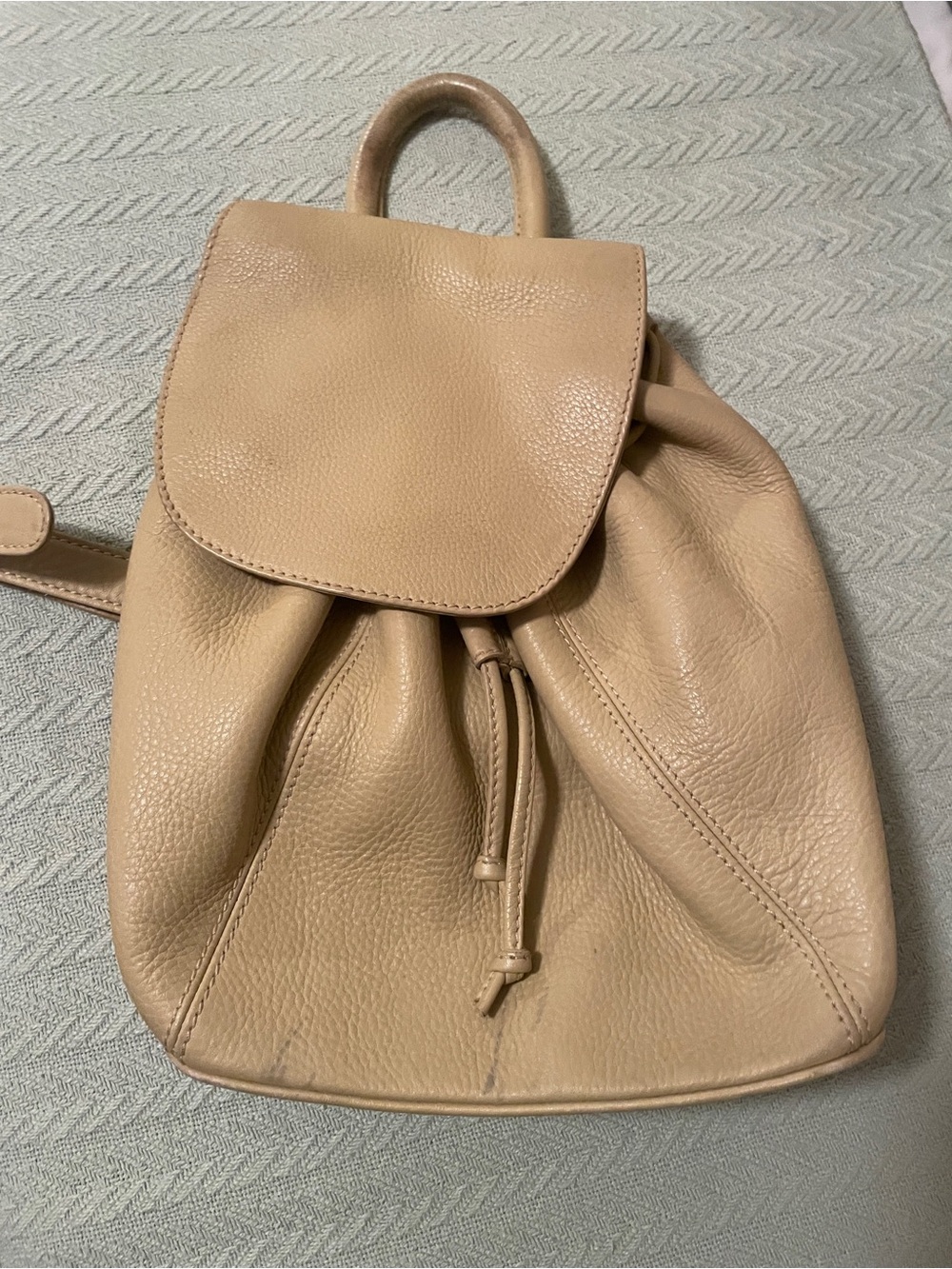 Coach Sonoma Leather Backpack Beige